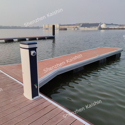 15-20 Years Lifespan Aluminum Floating Docks Floating Bridge Pontoon With Excellent Stability