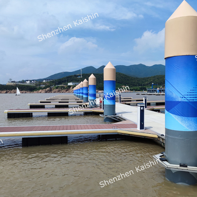 15-20 Years Lifespan Marine Floating Docks For Aluminum Alloy Floating Walkway Pontoon