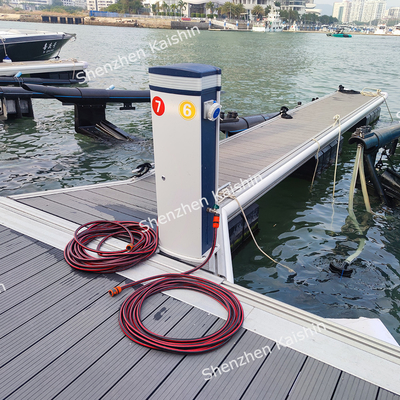 Durable Marine Finger Dock With HDPE EPS Foam Floats Aluminium Floating Pontoon Yacht Boat Bridge