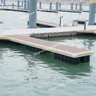 Marine Aluminium Gangway 500mm Freeboard Floating Dock Gangway WPC Decking