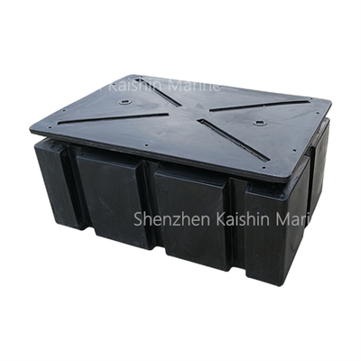 Black LLDPE Floaters Floating Dock For Ships Boat Yacht Pontoons And Marina Floating Bridges