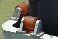 Pipe Floating Dock Pile Guide Wheel Fixing Installation Anti Corrosion Pile Cap Pile Holder