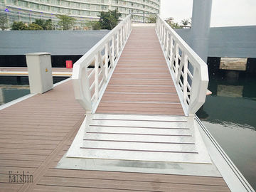 Marina Floating Walkway Pontoon Aluminum Gangway Ramps All-Weather Resistant And Customizable