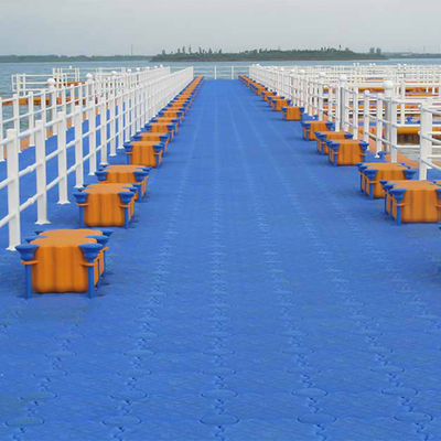 Removable Modular Floating Pontoon Low Maintenance HDPE Plastic And EPS Foam
