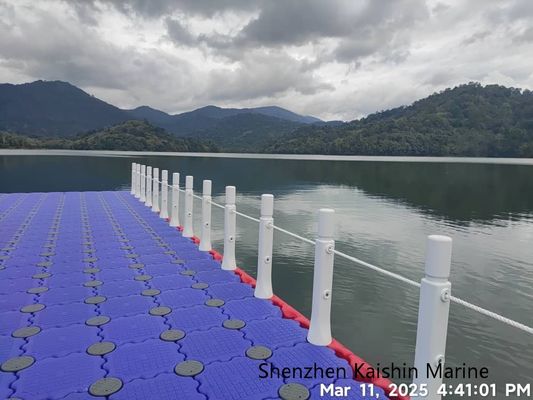 모듈식 도크용 HDPE 플로팅 폰툰 큐브 (UV 안정화 및 부식 방지, 도구 없이 조립 가능)