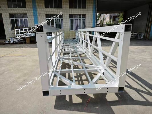 반 슬리드 알루미늄 합금 6061-T6 해상 통로 400kg/sqm 로딩 용량 및 15-20 년의 수명 floating dock bridge