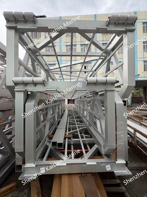 해양 알루미늄 통로 400kg/sqm 로딩 용량, 15-20 년 수명 및 부동 항구 항 미끄러움 갑판